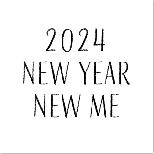 New year new me - Welcome 2024 Posters and Art